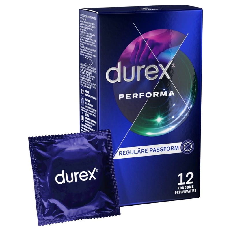 Durex - Prezerwatywy Zapewniające Dłuższy Seks Performa 12 szt